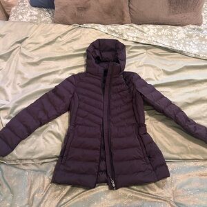 Women's Purple Puffer Jacket